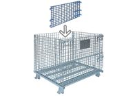Standard Collapsible Wire Container Industrial Wire Bins 30 Inch Wide X 28 Inch High supplier