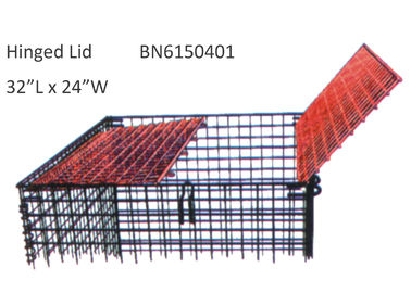 BN6150107 Industrial Wire Containers , Folding Wire Mesh Container 32 X 24 Inch supplier