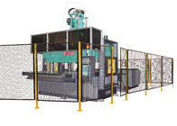 Working Site Robot Safety Fence , Heavy Duty Steel Wire Guard Enclosures supplier