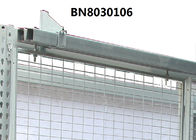 Heavy Duty Steel Pallet Rack Security Cage Systems 10'*4' *8' High Sliding Door Type supplier