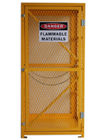 Manual Single Door Oxygen Cylinder Storage Cabinets 14 GA Steel Roof Material supplier