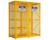 6 Feet Two Door Outdoor Propane Storage Cage , Gas Cylinder Storage Box Anticorrosive supplier