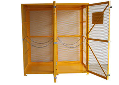 72&quot; Mesh Lpg Cylinder Storage Cabinet 65” Tall Safety Cages For Gas Bottles supplier