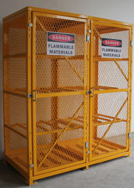 8 Shelves Compressed Gas Cylinder Storage Cabinets With 2 Warning Label 72 Inch supplier