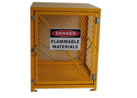 Vertical 4 Propane Cylinder Storage Cabinets With Security Chain / Single Magnetic Door supplier