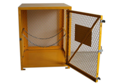 Desk Top Half Height  Propane Tank Safety Cage , Gas Bottle Enclosure 31” W X 30” D X 35” H supplier