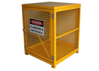 Desk Top Half Height  Propane Tank Safety Cage , Gas Bottle Enclosure 31” W X 30” D X 35” H supplier