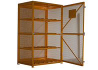 46” Wide 12  Cylinder Storage Cabinet Propane Tank Cage Steel Top And Bottom supplier