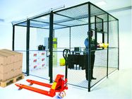 High Ventilated  Wire Mesh Security Rooms , Indoor Security Cage Storage Locker supplier