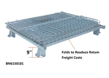 40x32x33 Inch Collapsible Metal Storage Containers , Industrial Collapsible Containers supplier