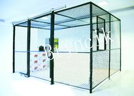 4 Sides Wire Mesh Security Partitions Data Protect Security With Roof supplier