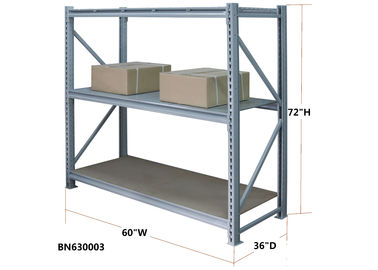 Extra Heavy Duty Steel Storage Racks Metal Basement Shelving 3800 Pounds Capacity supplier