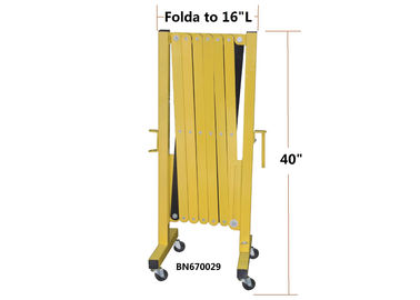 Aluminum Light Duty Portable Folding Security Gates For Stock Checking 40 Inch Height supplier