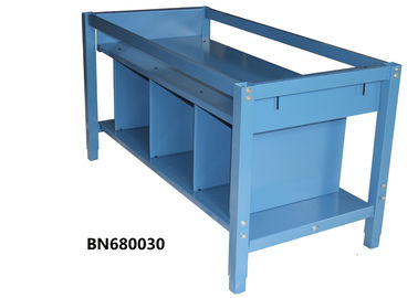 Multi Purpose Industrial Work Benches Lower Shelf Kit For Divider Space 72 Inch Wide supplier