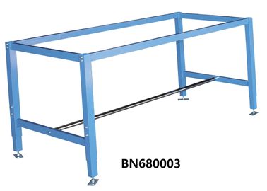 Blue Color Industrial Work Benches 60" Overall Width Powder Coated supplier