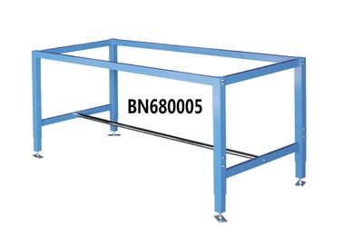 Height Adjustable Heavy Duty Industrial Workbench Blue Color 60” Wide 36” Deep supplier