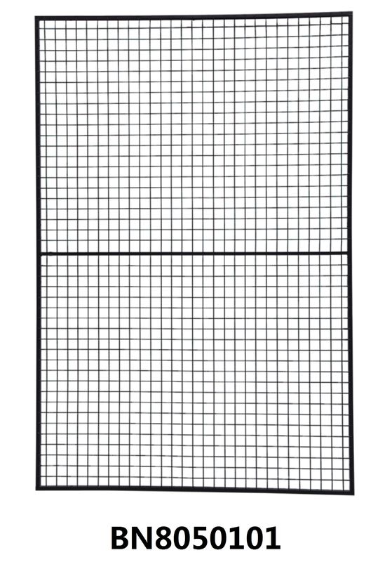 Assembled Pallet Rack Back Guard , Square Tube Framed Wire Mesh Panels supplier