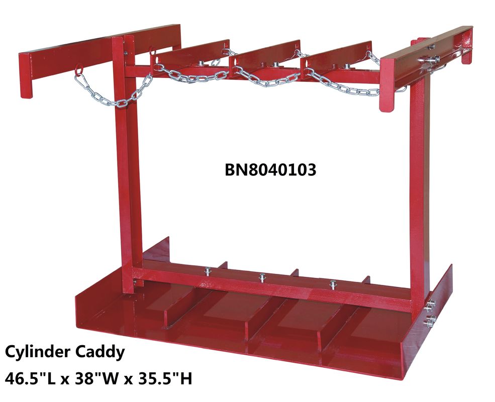 Durable Gas Bottle Storage Rack , Oxygen Bottle Rack For Welding Truck supplier