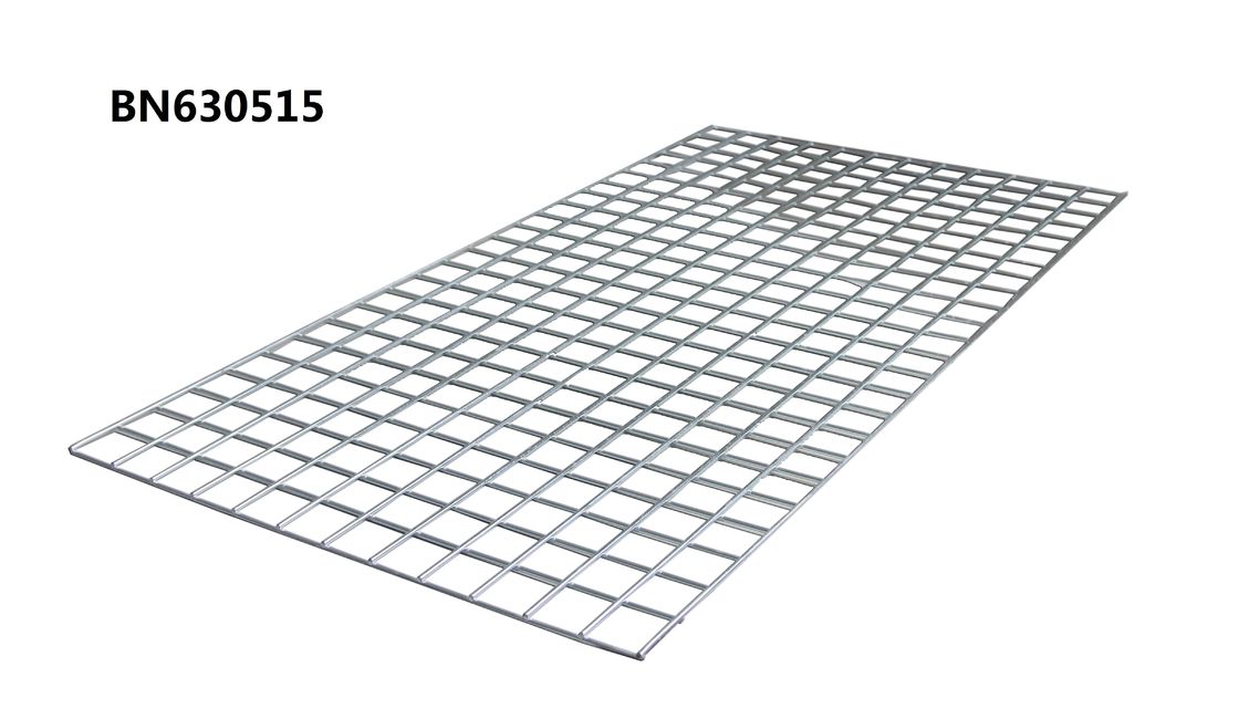 Galvanized 4 Ga Steel Wire Mesh Decking For Pallet Racking 60 X 36 Inch Silver Color supplier