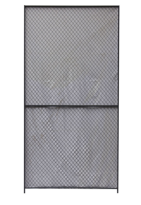 Security Woven Wire Mesh Partition Panels 10 Gauge Clinched 8 Feet High 5 Feet Width supplier
