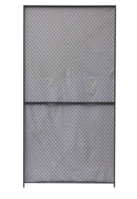 Security Woven Wire Mesh Partition Panels 10 Gauge Clinched 8 Feet High 5 Feet Width supplier