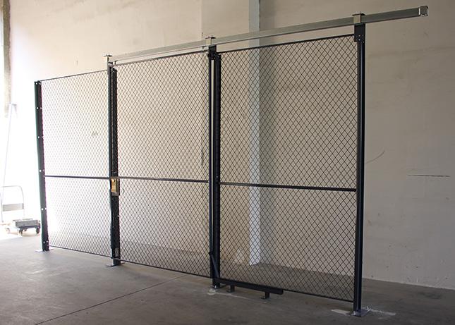 10 GA Steel Wire Mesh Security Partitions 3 Sided 20*10’ *8’ Without Roof