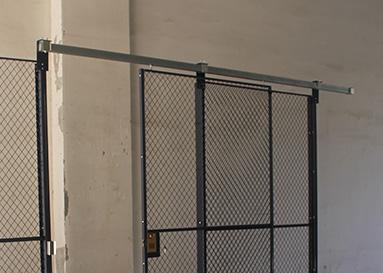 2 Sides Wire Mesh Security Partitions Lockable Storage Cages Powder Coated